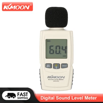 ЖК-измеритель уровня звука KKMOON Ручной измеритель уровня шума, Измеритель громкости, Тестер контроля децибел 30-130 дБ