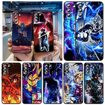 G-Goku D-Dragon Ball Z Аниме Чехол Для Телефона Samsung Galaxy S23 S22 S21 S20 FE S10 S10E S9 Plus Ultra Pro Lite 5G Черный Чехол