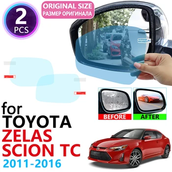 для Scion tC Toyota Zelas AT20 2011 ~ 2016 Полное Покрытие Зеркала Заднего Вида Непромокаемая Противотуманная Пленка Автомобильные Аксессуары 2012 2013 2014 2015
