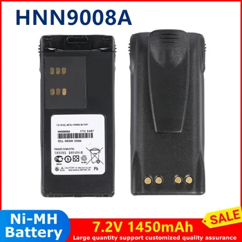 NI-MH 7,2 V 1450mAh Аккумулятор для портативной рации HNN9008A Walkie Talkie для motorola GP320 PG340 GP328 GP338 двухстороннее радио