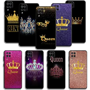 Queen Crowns Funda Для Samsung Galaxy S7 Edge S8 Plus A10 A50 Note 20 Ultra A20e A02s A70 A40 A20s Note 10 9 M13 A03s A30 A04