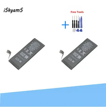 iSkyamS 2шт 1560 мАч 0 Замена Литий-Полимерного аккумулятора с нулевым циклом Для iPhone 5S 5 S Аккумуляторные Батареи + Набор Инструментов Для Ремонта