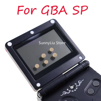 1 комплект винтовой пылезащитной заглушки, резиновая заглушка для корпуса Gameboy Advance SP, пылезащитная резина для запасных частей GBA SP.