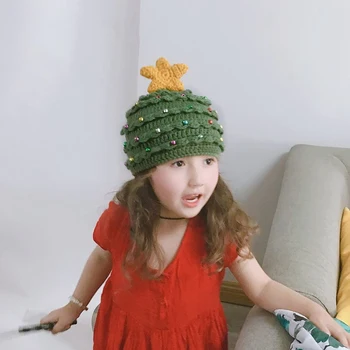Kawaii Косплей Мультяшная детская шапка Зимняя косплей Шапка Вязаная детская шапка Теплая шапочка для новорожденных девочек с защитой ушей Детская шапочка-бини