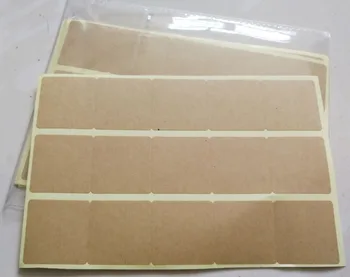 150ШТ 35 мм квадратной формы пустая наклейка из белой или крафт-бумаги для самостоятельного написания/печати