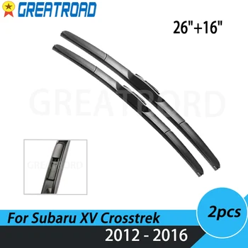 Гибридные щетки стеклоочистителя LHD спереди для Subaru XV Crosstrek 2012-2016 Лобовое стекло 26 