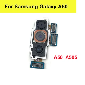 Для Samsung Galaxy A50 A505 Камера заднего вида, основной модуль большой камеры Samsung A50, Гибкий кабель для замены камеры заднего вида