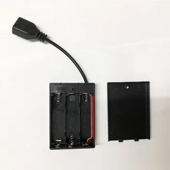 Батарейный Отсек С USB-Портом Для Светодиодов 3/4/7 Портов USB-Концентратор pin led light Building Blocks kit Small Switch