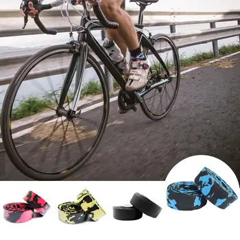2шт Нескользящий руль для шоссейного велосипеда, губчатые ремни из углеродного волокна, принадлежности для верховой езды, руль для велосипеда