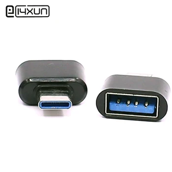 Eclyxun 1 шт. штекер Type-C к разъему USB 2.0 с разъемом OTG для передачи данных для телефона, планшета, ноутбука