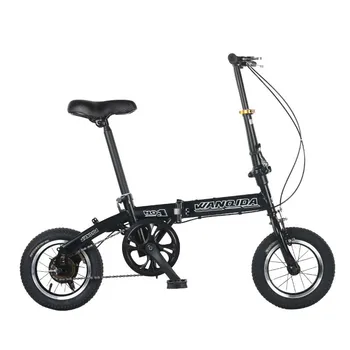 Легкий складной велосипед 12-дюймовый велосипед Складной велосипед для поездок на работу Городской велосипед Мини-14-дюймовый Складной велосипед