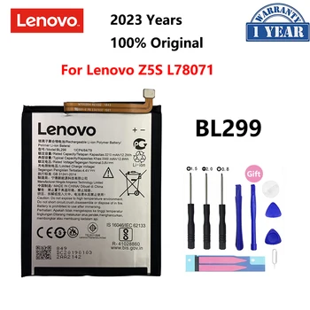 100% Оригинальный Аккумулятор 3300 мАч BL299 Для Lenovo Z5S Z5 S L78071 BL 299 Запасные Аккумуляторы Для Телефонов Bateria