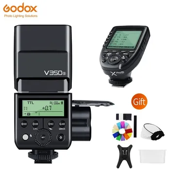 В наличии Godox V350C V350N V350S V350F V350O TTL HSS 1/8000 s Вспышка Speedlite для камеры с триггером Xpro для Canon Nikon Sony Fuji