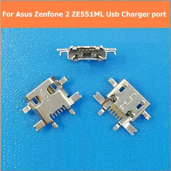 Оригинальный разъем порта зарядного устройства Mirco Usb для Asus Zenfone 2 ZM551ML ZE550ML 5,5 