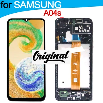 100% Оригинальный Дисплей для Samsung Galaxy A04s LCD SM-A047F SM-A047F/DS Дисплей С Сенсорным Экраном Дигитайзер В Сборе Запчасти для Ремонта