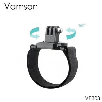 Vamson для аксессуаров Gopro с вращением на 360 градусов ремешок для запястья для Yi 4K для Go pro Hero 8 7 6 5 4 3+ для SJ4000