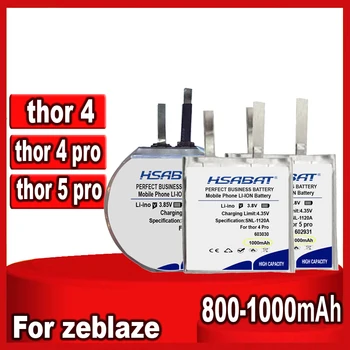 Аккумулятор HSABAT 800mAh ~ 1000mAh для Zeblaze thor 4 pro /тор 5 про /тор 4