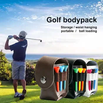1 комплект водонепроницаемой сумки для мяча для гольфа в тройном положении из искусственной кожи, Поясная сумка для мяча для гольфа в 2 положениях, аксессуары для гольфа, инструмент для разборки