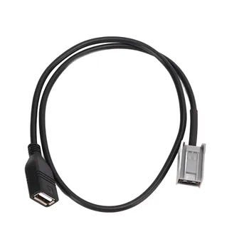 Шнур-адаптер USB Автомобильный аудио Кабель-адаптер USB формата MP3 WMA WAV Подключи и играй Замена для MITSUBISHI Outlander ASX Lancer