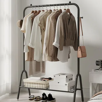 Спальня Современная вешалка для одежды Переносные Металлические вешалки Nordic Для одежды Стойка для показа одежды Мебель Burro Ropa Perchero Гостиная