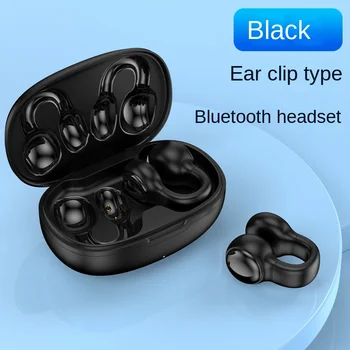 TWS Наушники Bluetooth с Костной Проводимостью 5.3 Ear Clip Серьга Беспроводные Наушники с Микрофоном Шумоподавление Спортивная Гарнитура HiFi