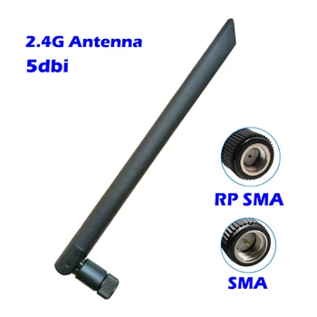 2,4 ГГц 5dBi WiFi Антенна SMARP-SMA Разъем Всенаправленный Для Беспроводного Маршрутизатора PCI-e Карта Came Booster Камера Безопасности Модем