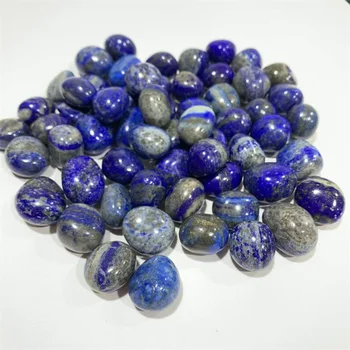 Продается натуральный высококачественный полированный кристалл синего кварца, лазурит, галтованный камень