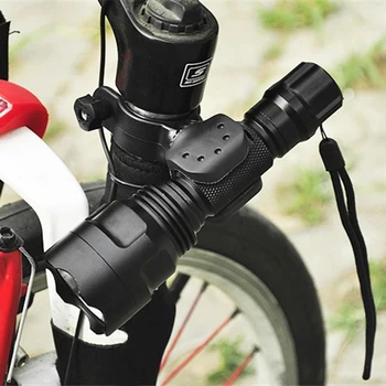 Портативный держатель велосипедного фонаря, Подставка для велосипедного фонаря, светодиодный кронштейн для крепления велосипедного фонаря с вращением на 360 градусов, Аксессуары для велосипедов
