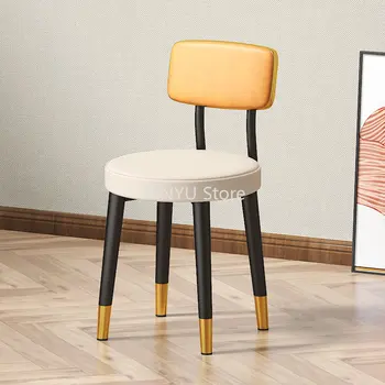 Современный офисный стол, обеденные стулья, Эргономичные обеденные стулья для отдыха со спинкой, Бытовая мебель Cadeira De Jantar для дома WZ50DC