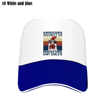 Rooster Security Co Защищает моих девочек, забавно говорящий папа, мужские 100% хлопковые шляпы для новинок, унисекс, регулируемые женские шляпы с юмором