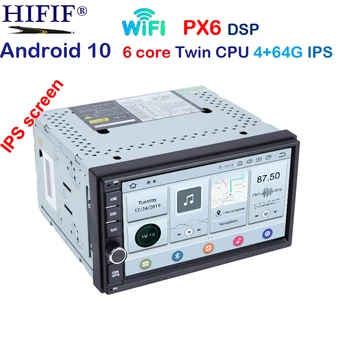 4G + 64G 8 CORE Для VW/NISSAN/TOYOTA Android 10 Универсальный 2 din Автомобильный Радиоприемник Мультимедийный GPS Головное устройство OBD2 WIFI dvr FM DSP IPS без dvd
