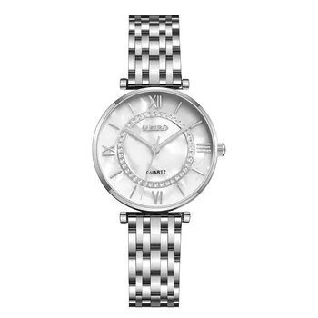 MEIBO Women's Casual Quartz Stainless Steel Newv Strap Watch Analog Wrist Watch часы женские 2022 тренд zegarek damski relojes