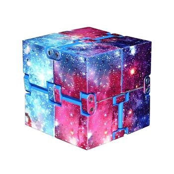 Вселенная Бесконечности Куб Для Снятия Тревожного Стресса Непоседа Игрушка Пальчиковая Игрушка Бесконечное Преобразование Блоков Головоломка Куб для Аутизма / СДВГ