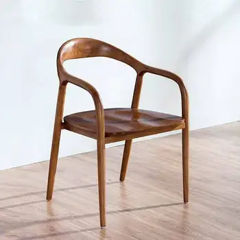 Роскошные Современные деревянные обеденные стулья, Офисные Мобильные обеденные стулья для гостиной, Эргономичная мебель в скандинавском стиле Sedie Pranzo Moderne