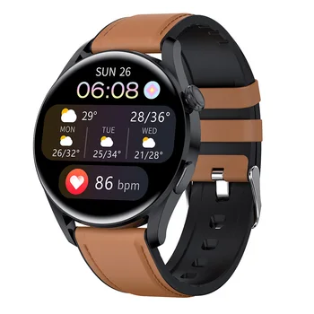 Смарт-часы с функцией Bluetooth для мужчин, температура тела, частота сердечных сокращений, артериальное давление, Умные часы IP67, Водонепроницаемый фитнес-браслет