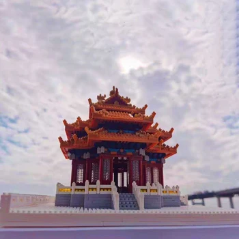 Игрушка для детей Императорский дворец Сторожевая башня Дворец 3D Модель DIY Алмазные блоки Кирпичи Здание Мировая архитектура