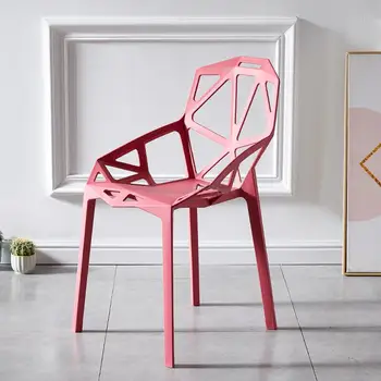 Дизайнерский стул из пластиковой лодки Game Velvet Egg, эргономичное кресло для салона красоты, Парикмахерское кресло Cadeiras De Jantar, кухонная мебель Mzy