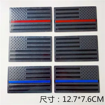 20 Пар 3D алюминиевых наклеек на эмблему автомобиля с американским флагом США, тактический военный значок автомобиля, наклейка для легкового автомобиля, грузовика высокого качества