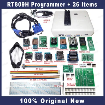 Бестселлер RT809H Универсальный Программатор + 26 Элементов Поддержки NOR / NAND/ EMMC/EC/ MCU/ISP Автоматическая Идентификация Быстрое чтение и запись