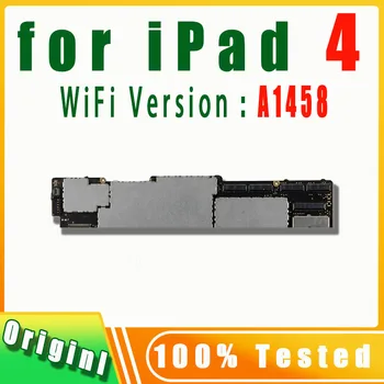 100% Оригинал БЕЗ iCloud Plate A1458 для iPad 4 Материнская плата 16 ГБ С чипами Системная логическая плата IOS
