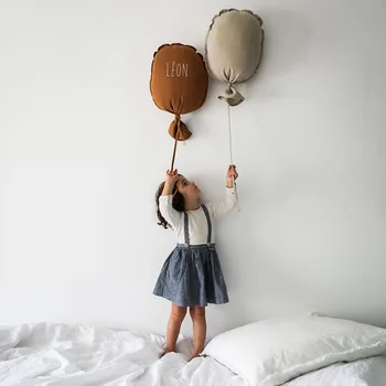 Корейская плюшевая подушка с воздушным шаром, креативное украшение стен в детской комнате детского сада, реквизит для фотосъемки в Детском доме