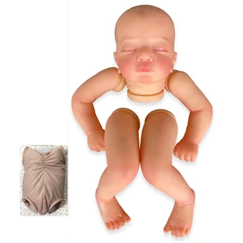 NPK 19-дюймовый комплект кукол-реборнов Kai для новорожденных, реалистичные на ощупь мягкие Уже раскрашенные незаконченные детали куклы
