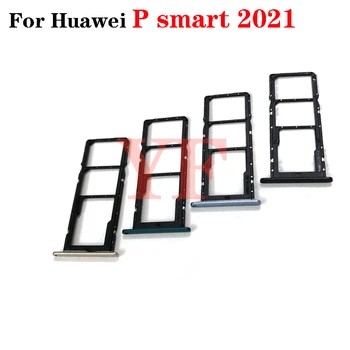 Для Huawei P Smart 2021 Y7A Y9A Y9S Y6S 2019 Лоток Для SIM-Карт Слот Держатель Гнездо Адаптера Запасные Части