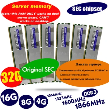 lanshuo 8GB DDR3 1333MHz 8G 1333 REG ECC радиатор серверная память оперативная память рабочая 16gb 24gb 16g 24g 32gb 32g Пожизненная гарантия LGA 2011