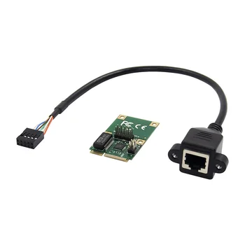 Для адаптера miniPCI Gigabit Ethernet Realtek RTL8111F с одним портом RJ45 Ethernet-адаптера