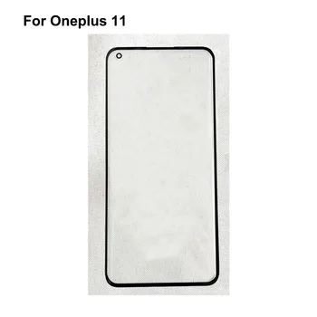 Для Oneplus 11 Передняя стеклянная ЖК-линза сенсорный экран для панели экрана One plus 11 Внешнее стекло экрана без гибкого