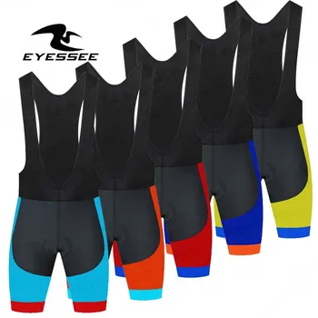 EYESSEE 2023 Мужские велосипедные брюки, Мужские Велосипедные шорты с 9D гелевой подкладкой, мужские велосипедные шорты-нагрудники Pro, Мужские велосипедные шорты