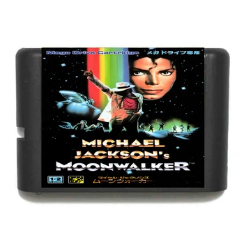 Новое поступление 16-битной игровой карты Moonwalker MD для Sega Mega Drive для Genesis