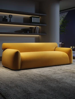 Диван из итальянской ткани, простой современный диван для гостиной 2023, новый онлайн-диван знаменитостей, мебель для гостиной в скандинавском стиле