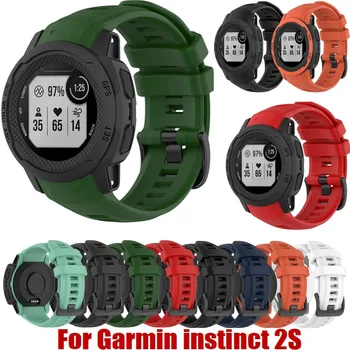 Браслет-ремешок для часов Garmin instinct 2S, Сменные ремешки для наручных часов, Силиконовый ремешок для часов Garmin instinct2S, Ремень для часов